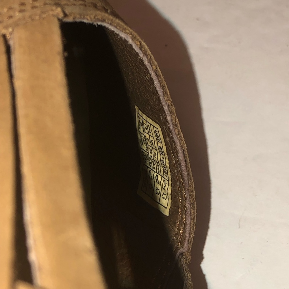 UGG Chestnut Suede Cicily Espadrille Ballet Ballerina Flats Shoes sz 7.5 - Picture 4 of 5